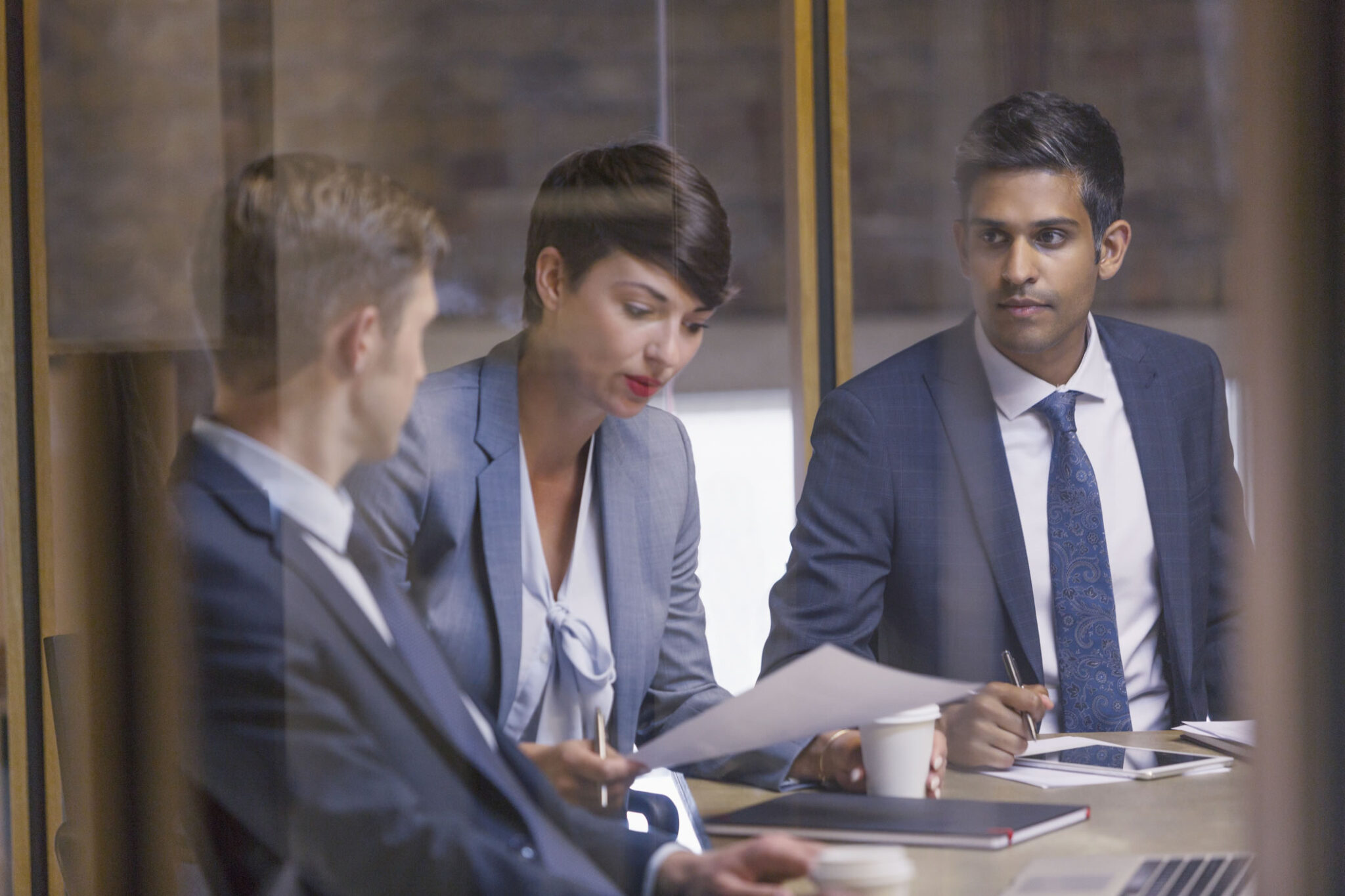 People in meeting