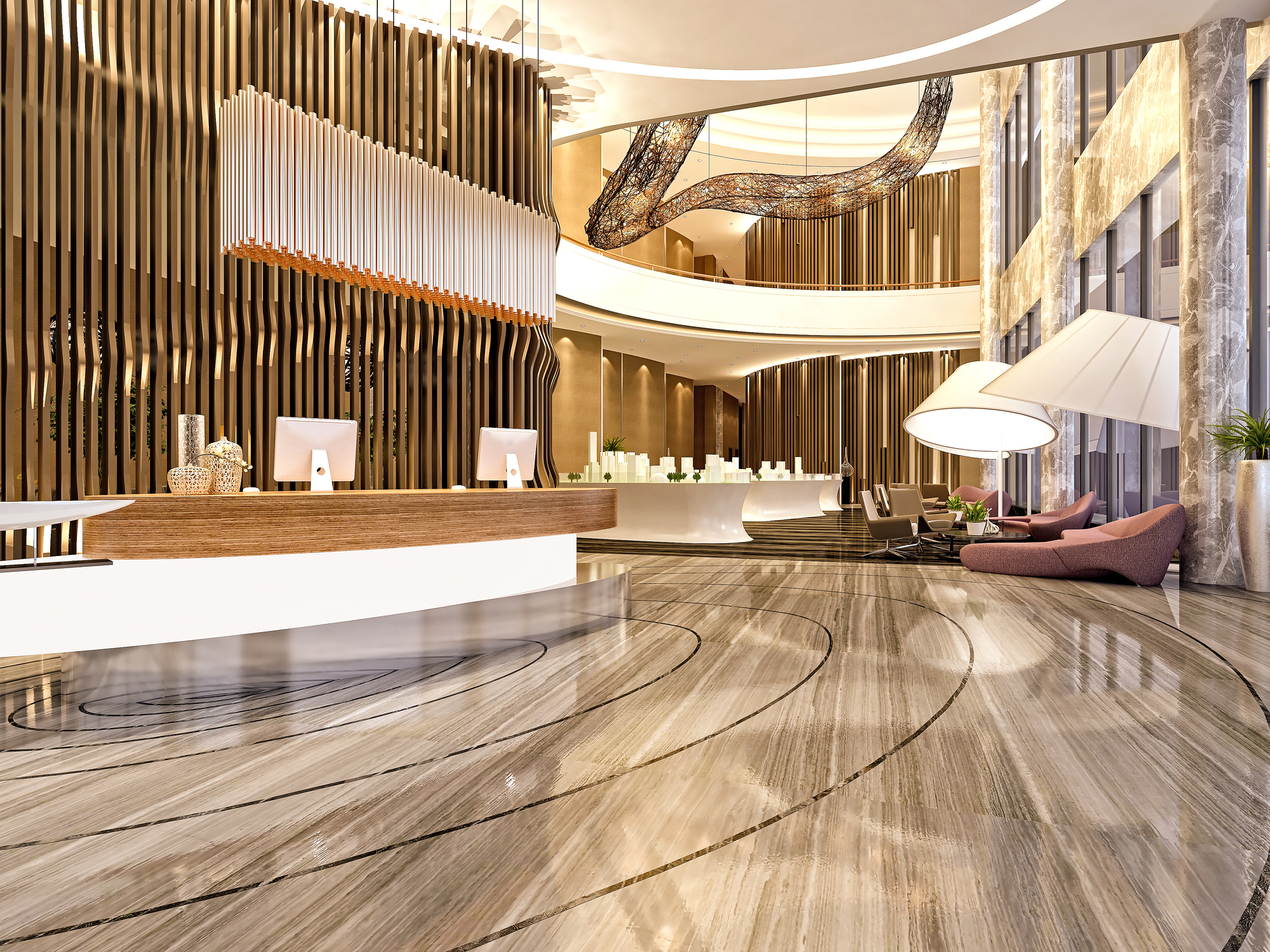 Hotel lobby